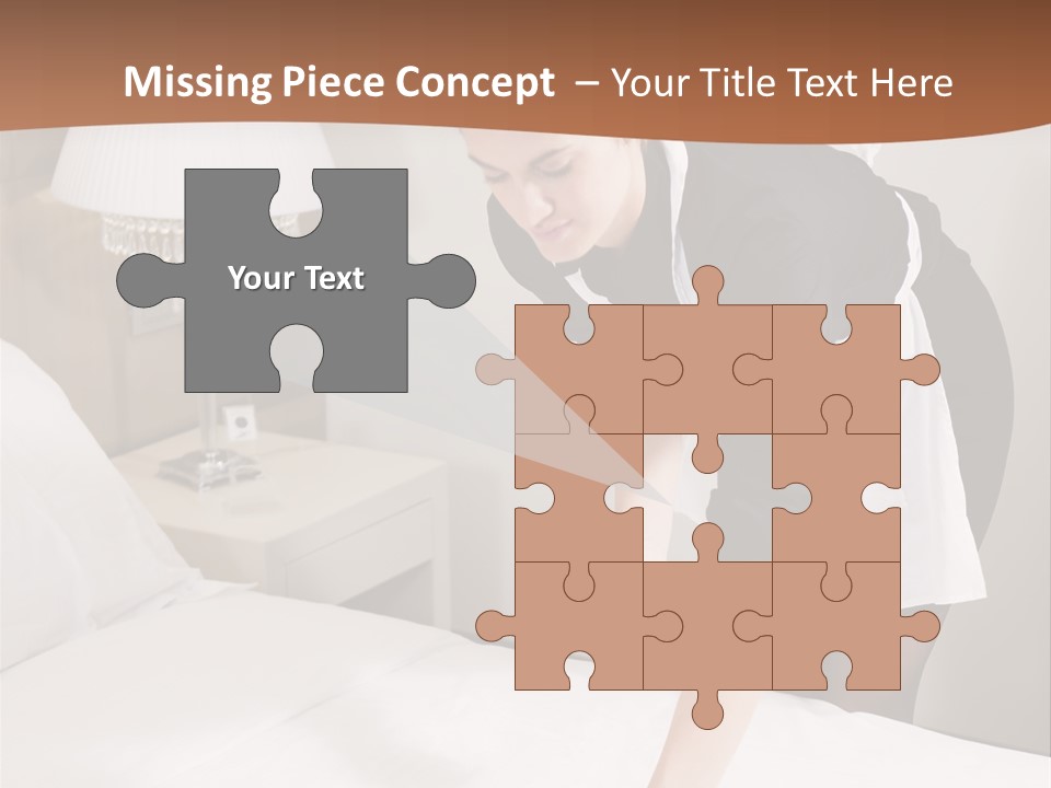 Hotel Vertical Hotel Room PowerPoint Template