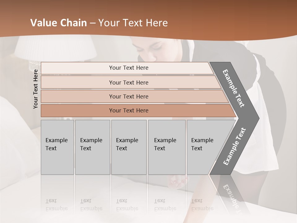 Hotel Vertical Hotel Room PowerPoint Template