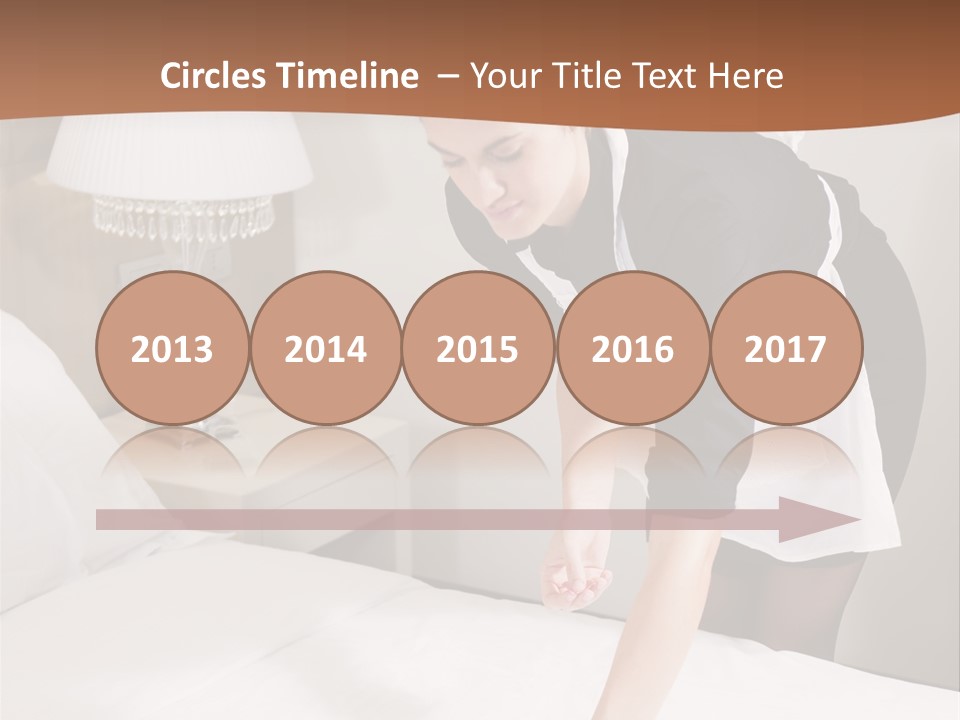 Hotel Vertical Hotel Room PowerPoint Template