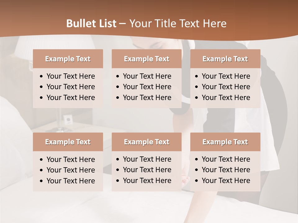 Hotel Vertical Hotel Room PowerPoint Template