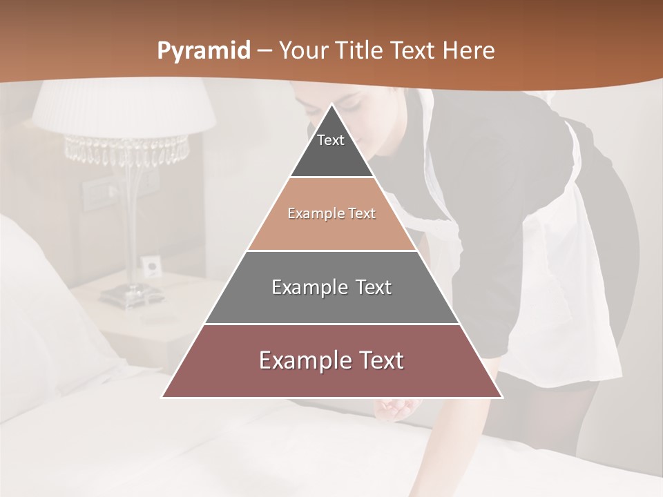 Hotel Vertical Hotel Room PowerPoint Template