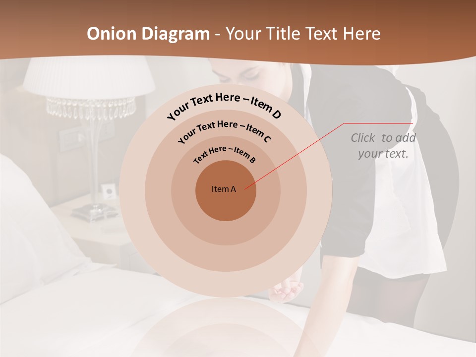 Hotel Vertical Hotel Room PowerPoint Template