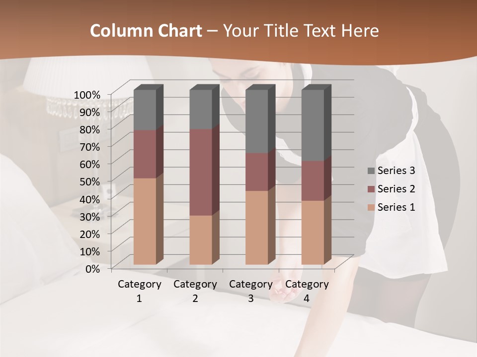Hotel Vertical Hotel Room PowerPoint Template