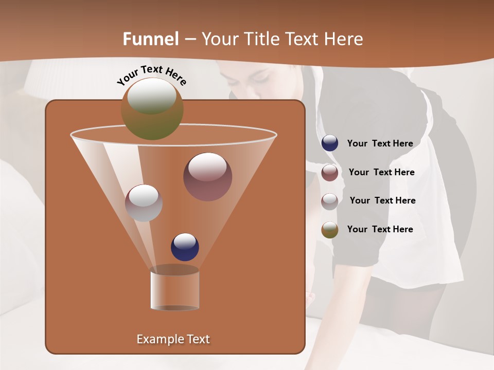 Hotel Vertical Hotel Room PowerPoint Template