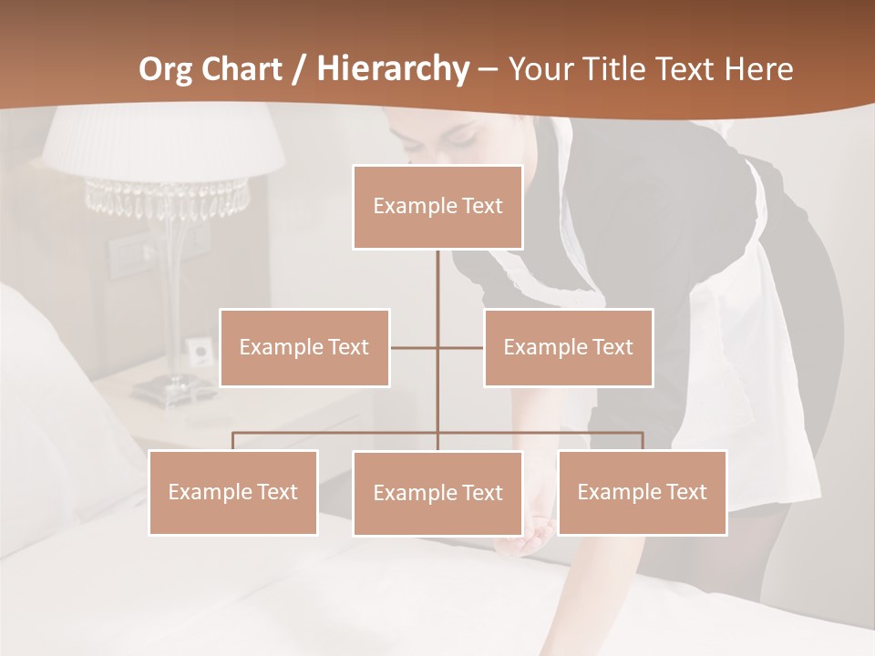 Hotel Vertical Hotel Room PowerPoint Template
