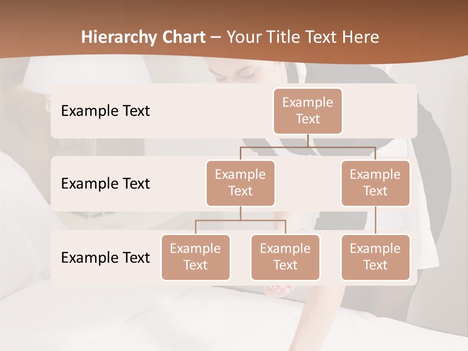 Hotel Vertical Hotel Room PowerPoint Template