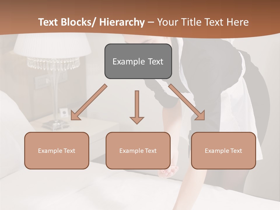 Hotel Vertical Hotel Room PowerPoint Template