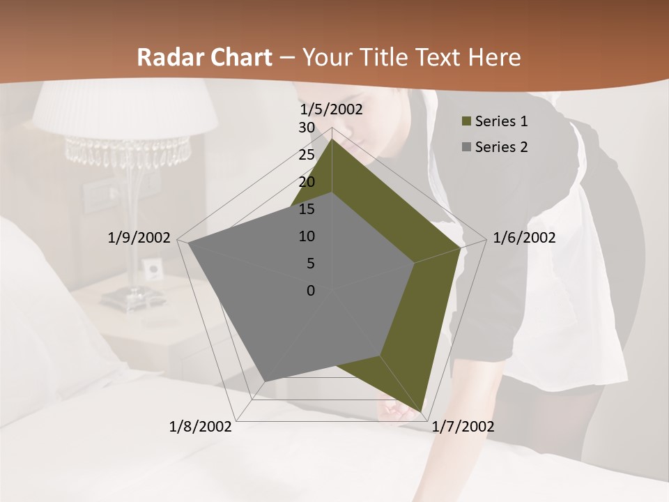 Hotel Vertical Hotel Room PowerPoint Template