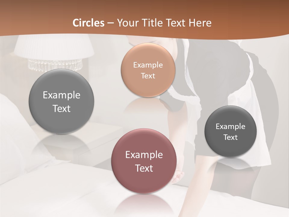 Hotel Vertical Hotel Room PowerPoint Template