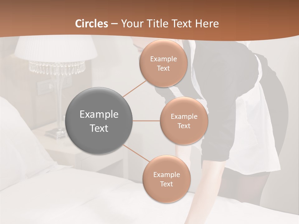 Hotel Vertical Hotel Room PowerPoint Template