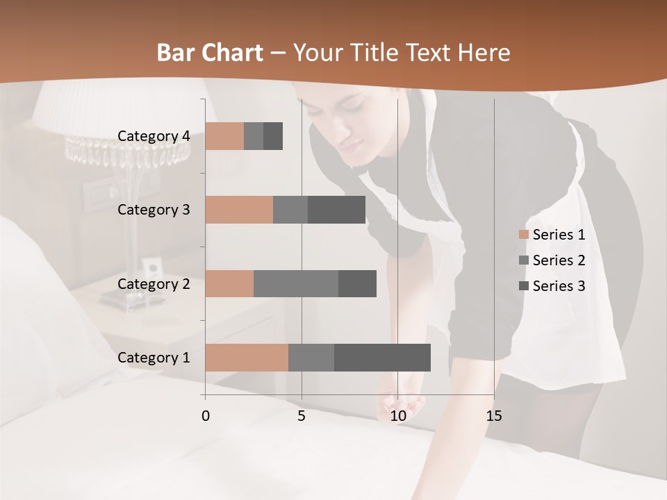 Hotel Vertical Hotel Room PowerPoint Template