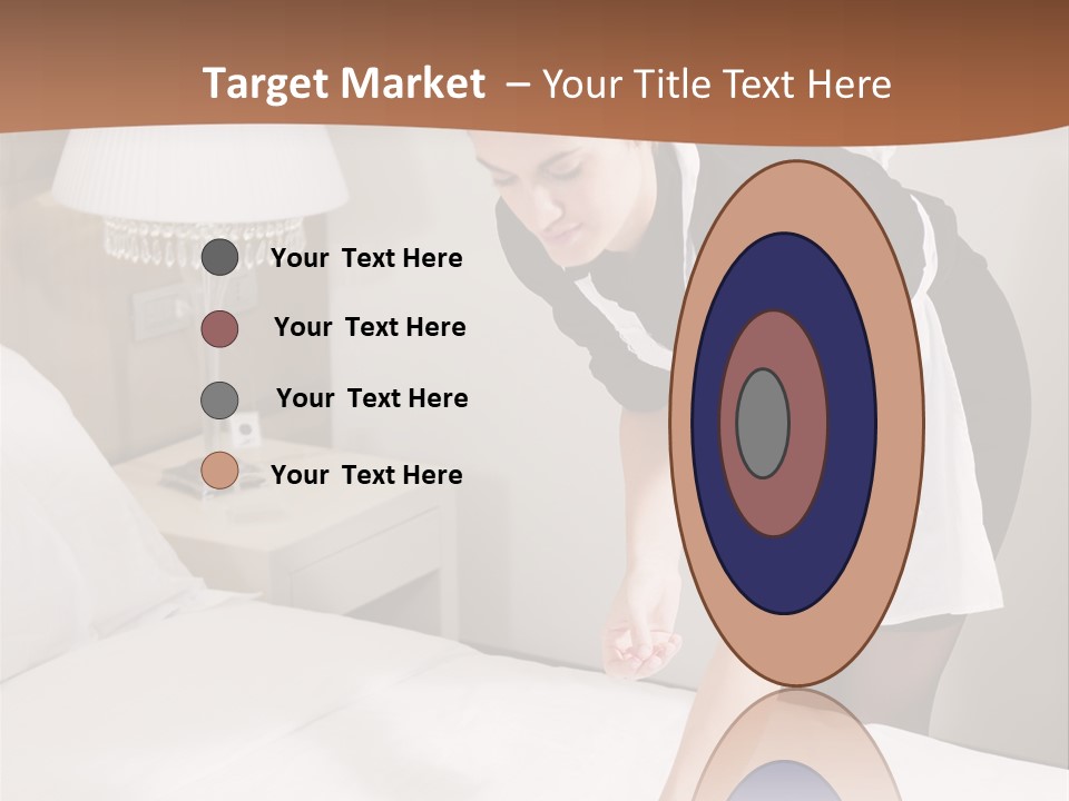 Hotel Vertical Hotel Room PowerPoint Template