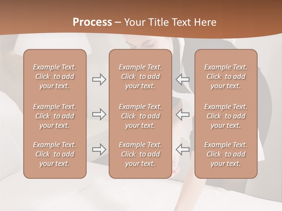 Hotel Vertical Hotel Room PowerPoint Template