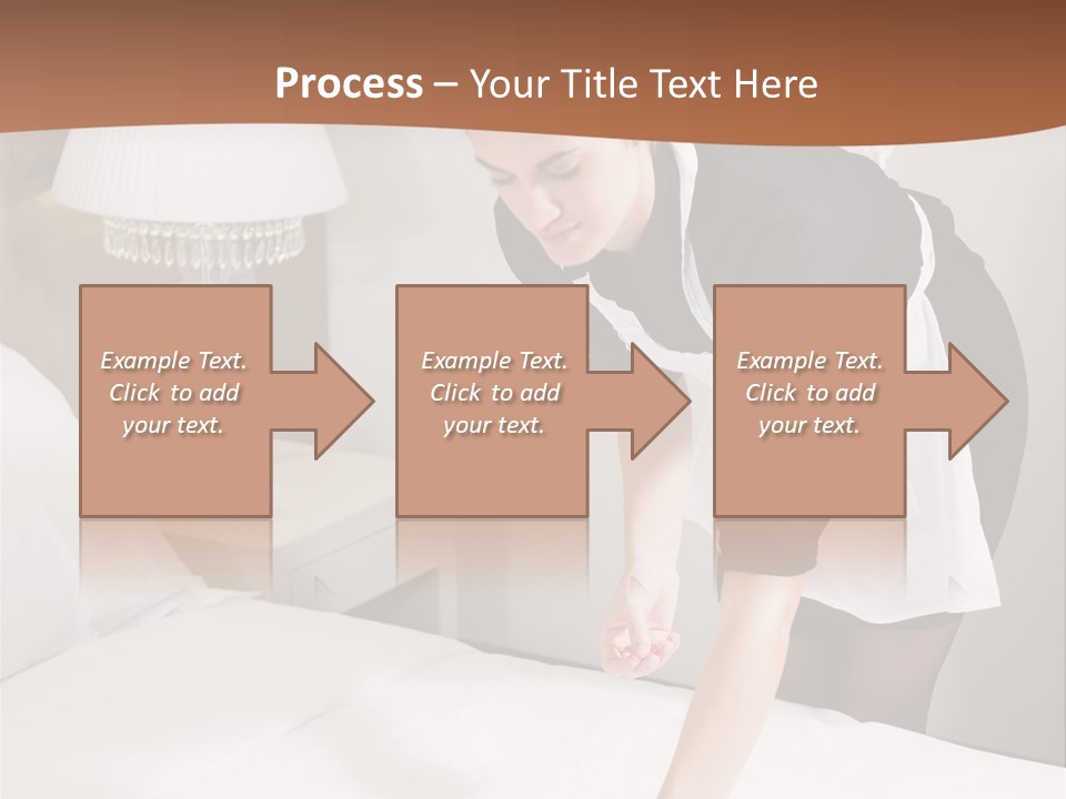 Hotel Vertical Hotel Room PowerPoint Template