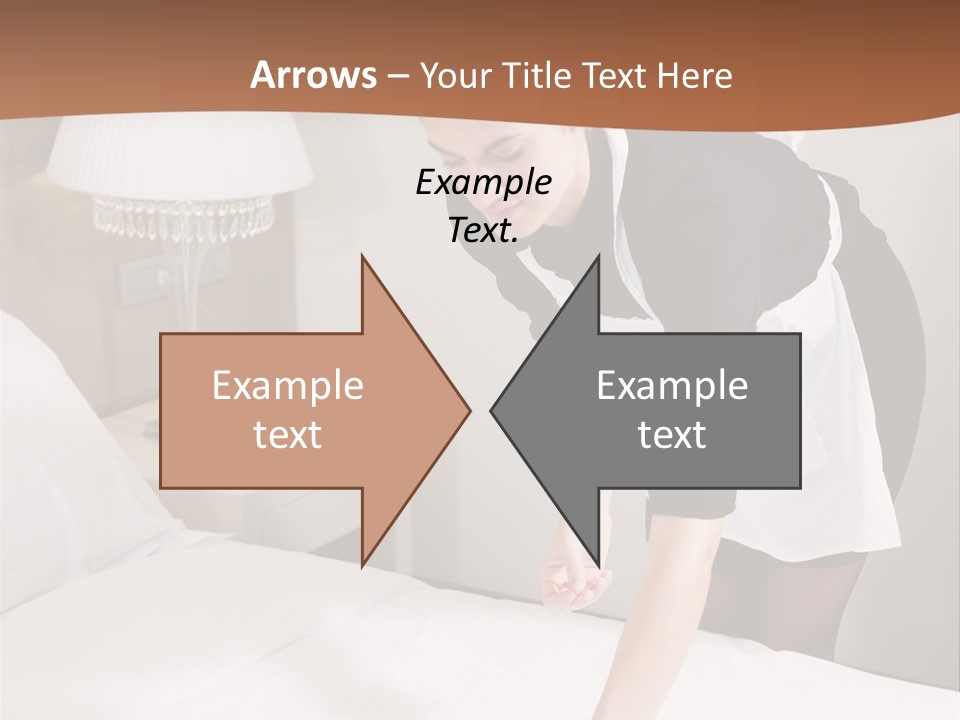 Hotel Vertical Hotel Room PowerPoint Template