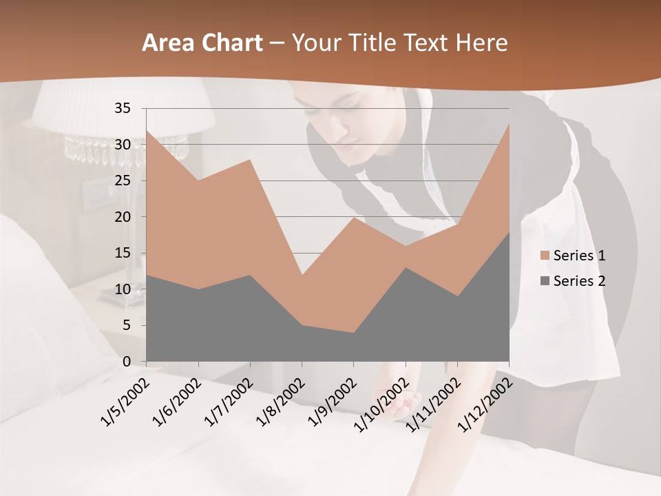 Hotel Vertical Hotel Room PowerPoint Template