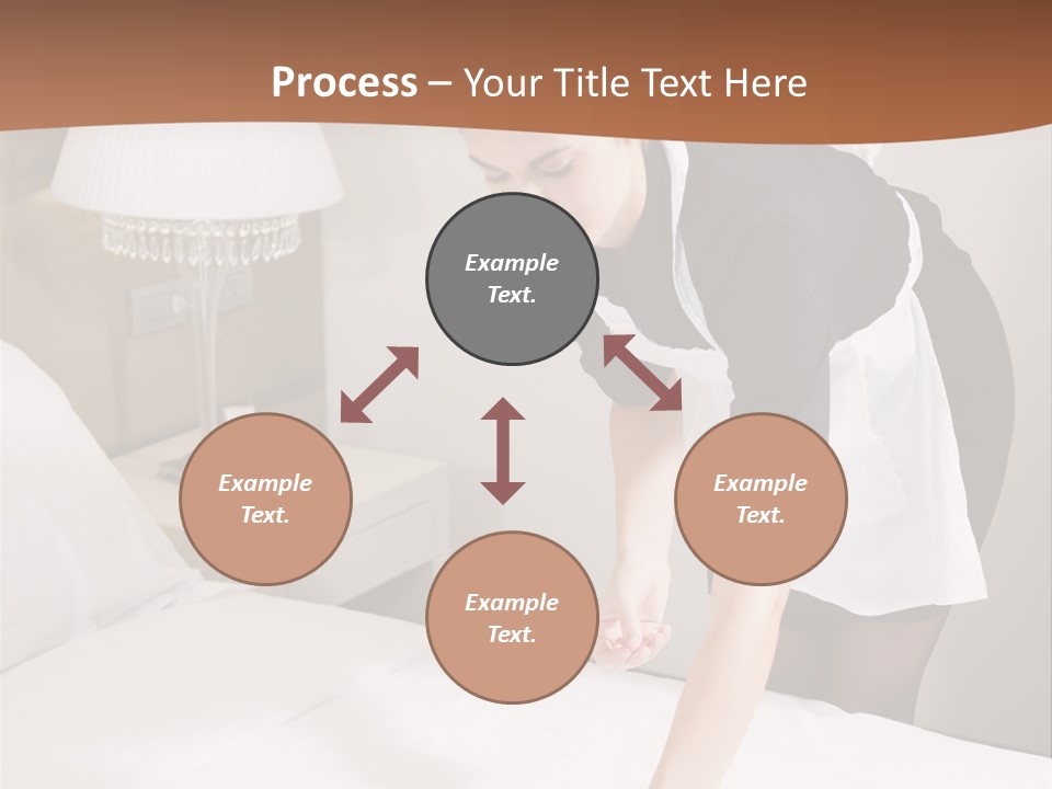 Hotel Vertical Hotel Room PowerPoint Template