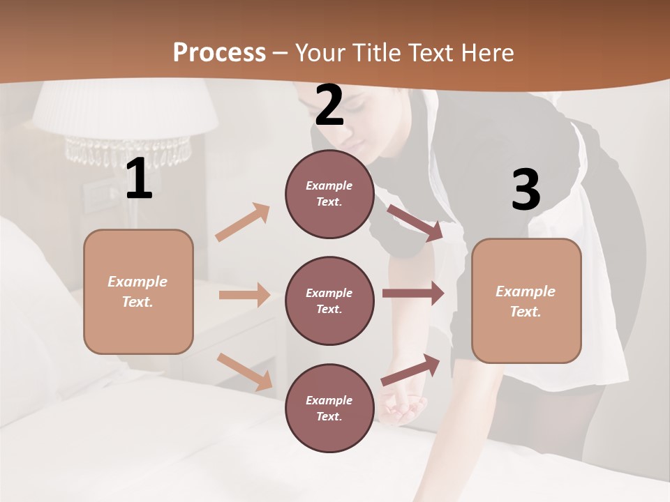Hotel Vertical Hotel Room PowerPoint Template