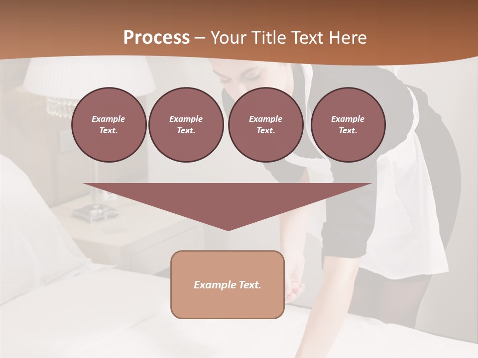Hotel Vertical Hotel Room PowerPoint Template