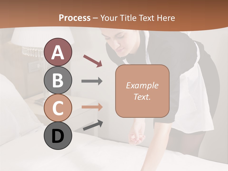 Hotel Vertical Hotel Room PowerPoint Template