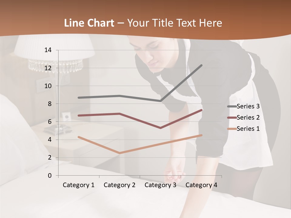 Hotel Vertical Hotel Room PowerPoint Template