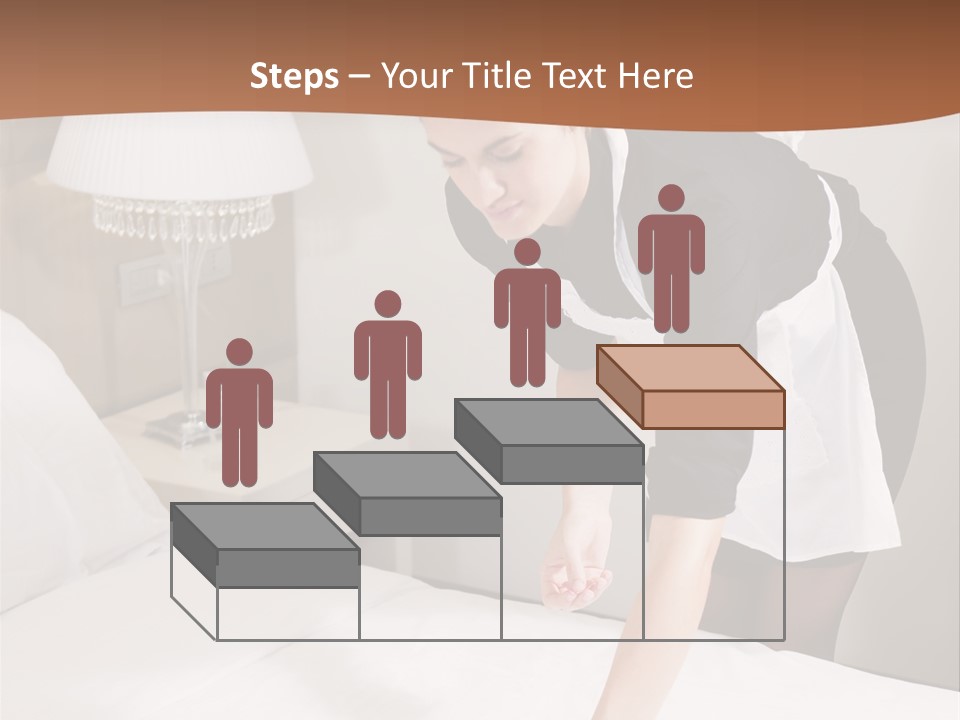 Hotel Vertical Hotel Room PowerPoint Template