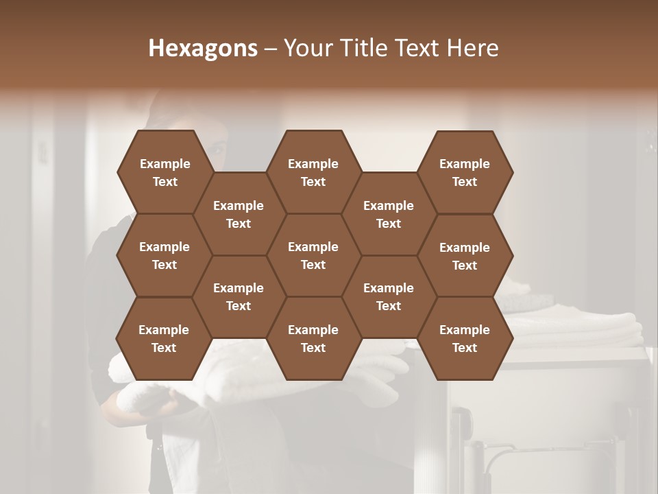 Housekeeping Cart Years Holding PowerPoint Template