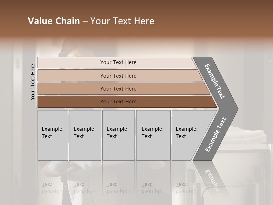 Housekeeping Cart Years Holding PowerPoint Template