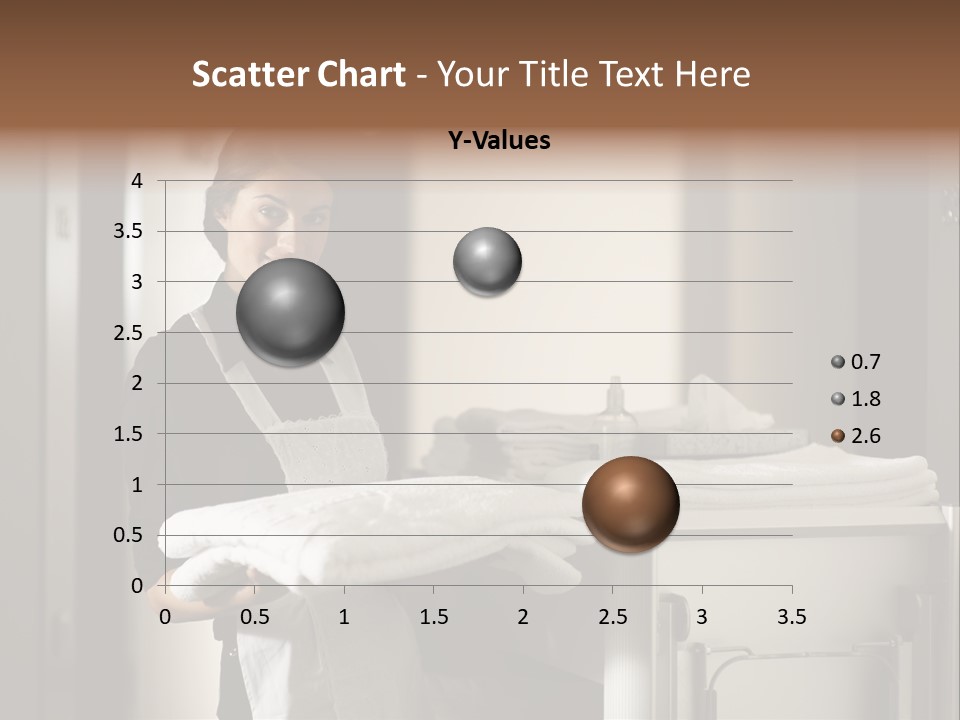 Housekeeping Cart Years Holding PowerPoint Template