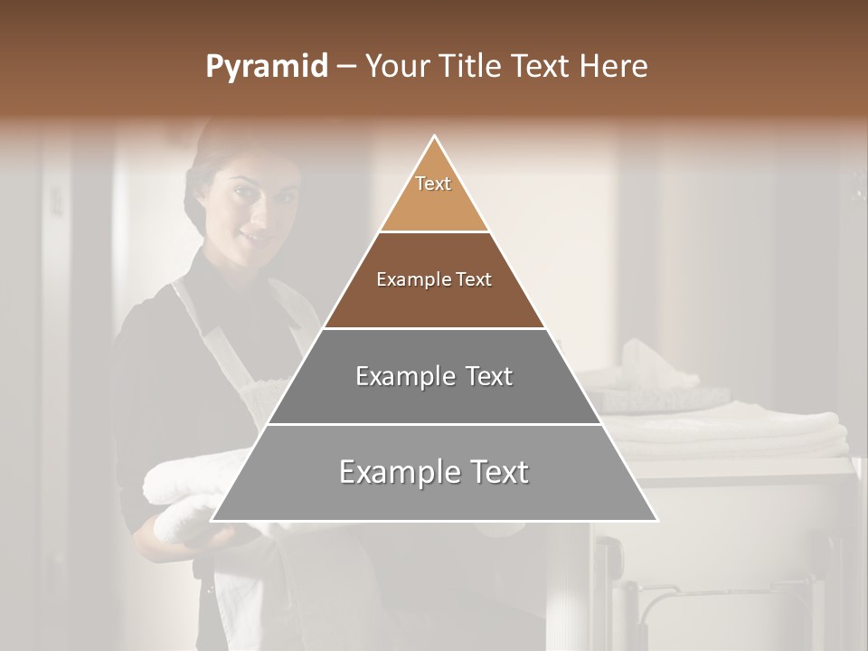 Housekeeping Cart Years Holding PowerPoint Template