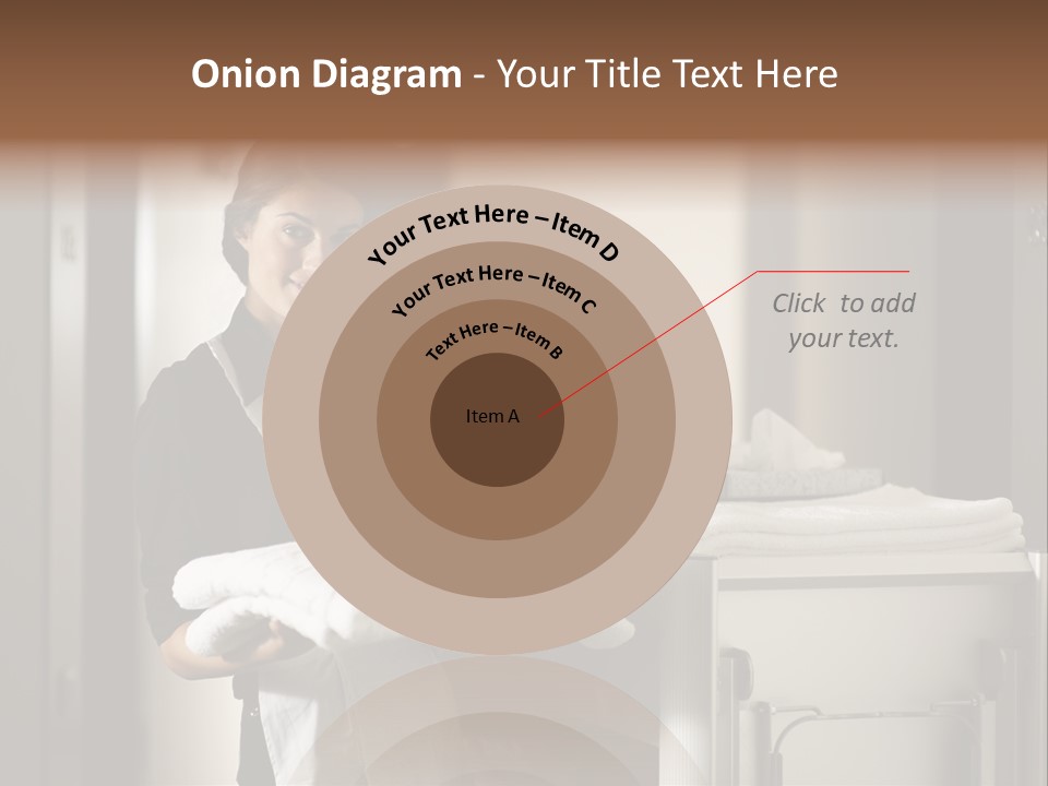 Housekeeping Cart Years Holding PowerPoint Template