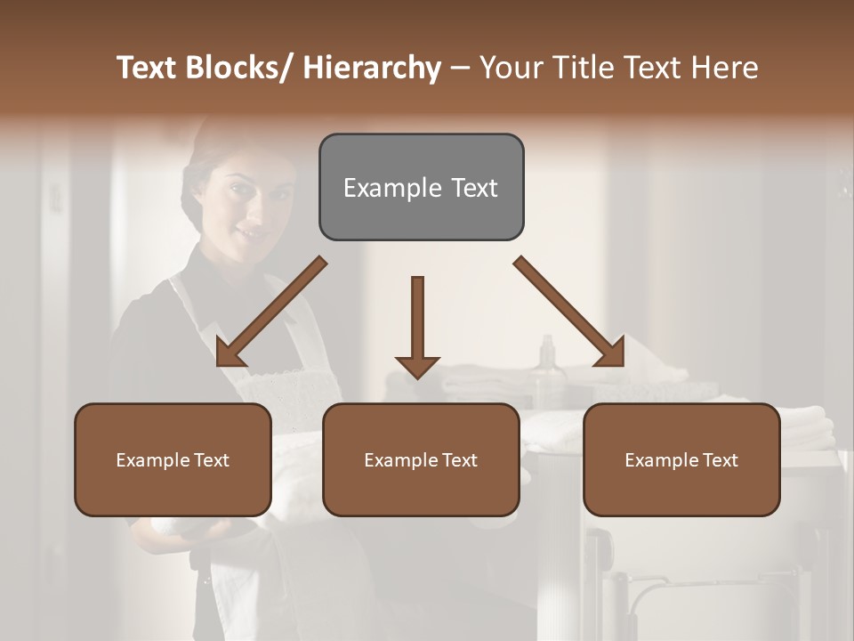 Housekeeping Cart Years Holding PowerPoint Template