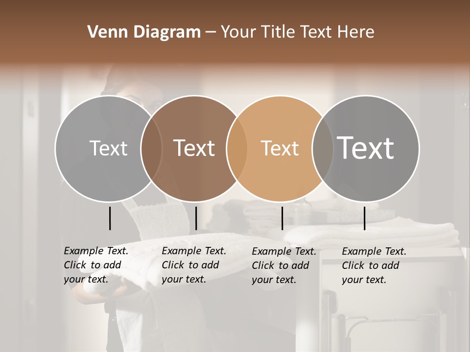 Housekeeping Cart Years Holding PowerPoint Template