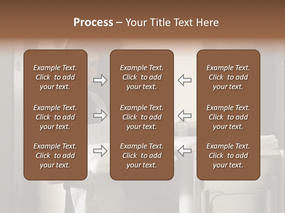 Housekeeping Cart Years Holding PowerPoint Template