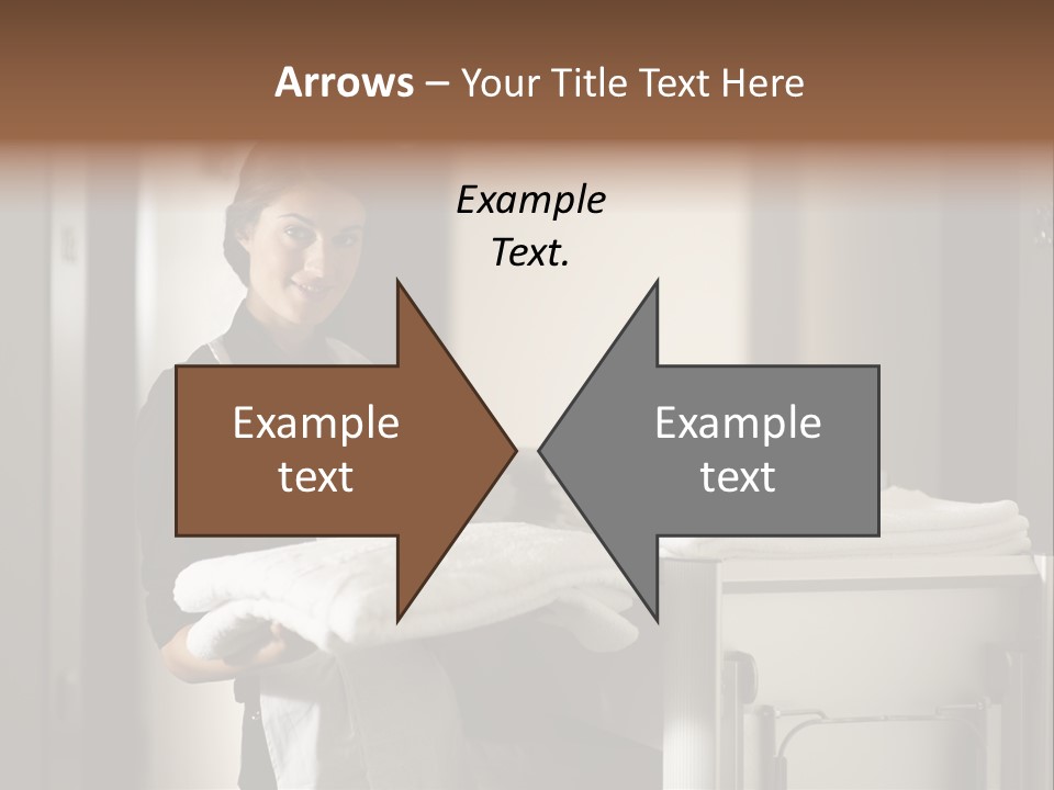 Housekeeping Cart Years Holding PowerPoint Template