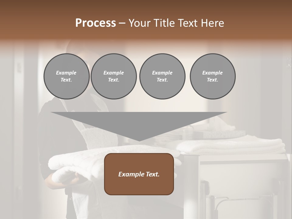Housekeeping Cart Years Holding PowerPoint Template