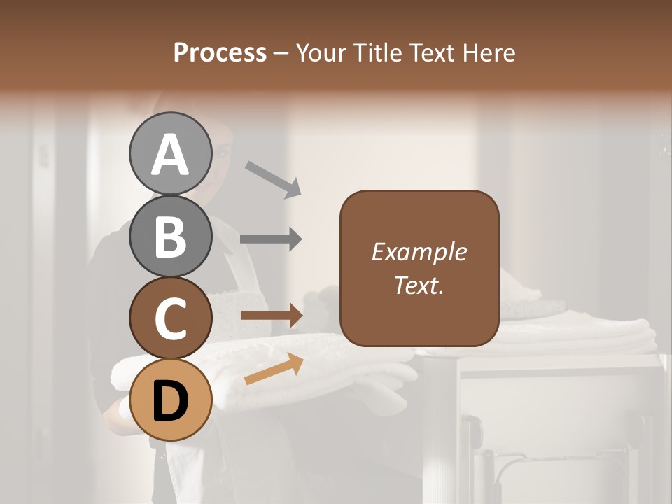 Housekeeping Cart Years Holding PowerPoint Template