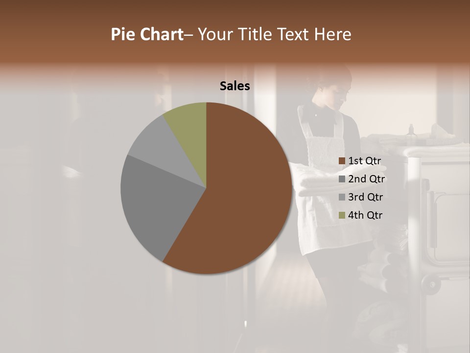 Bed Bedroom Corridor PowerPoint Template