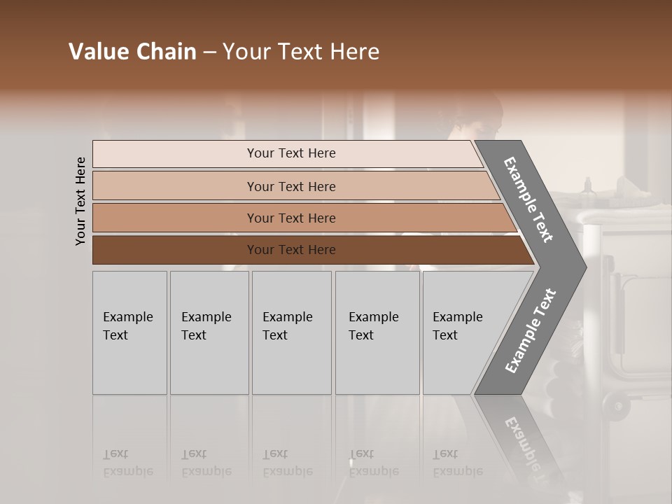 Bed Bedroom Corridor PowerPoint Template