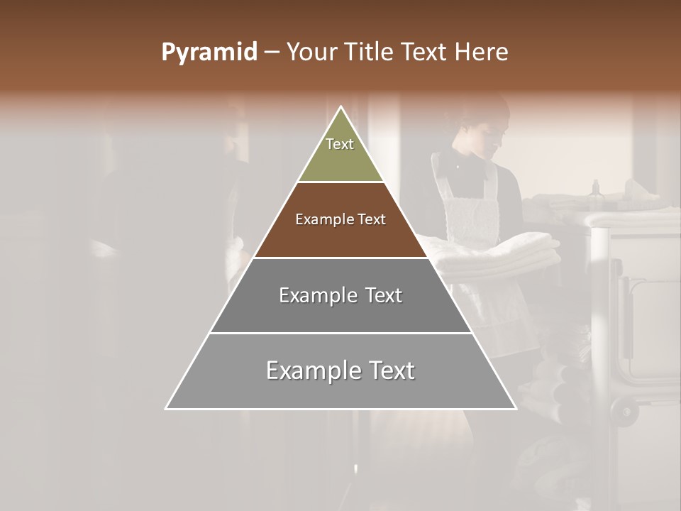 Bed Bedroom Corridor PowerPoint Template
