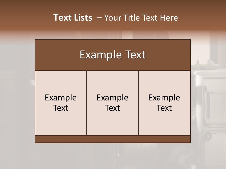 Bed Bedroom Corridor PowerPoint Template