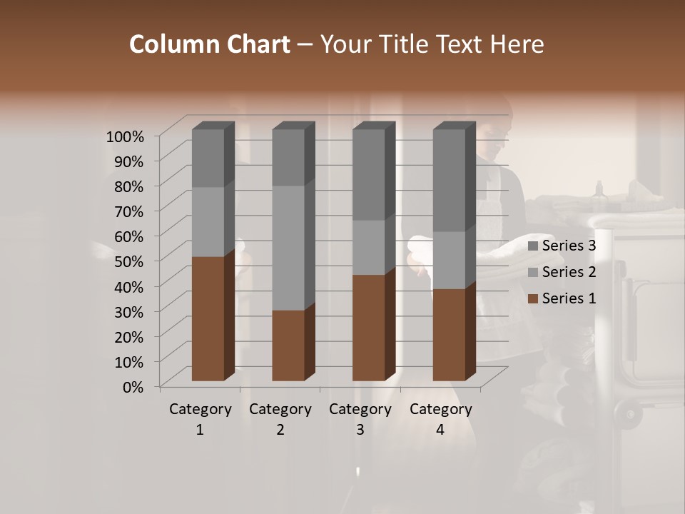 Bed Bedroom Corridor PowerPoint Template