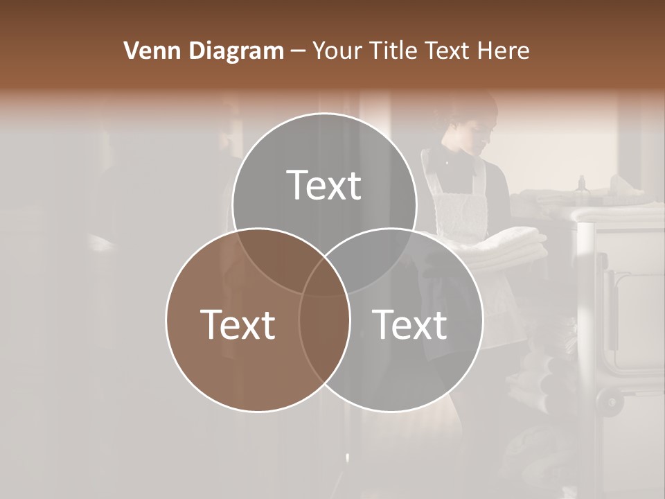 Bed Bedroom Corridor PowerPoint Template
