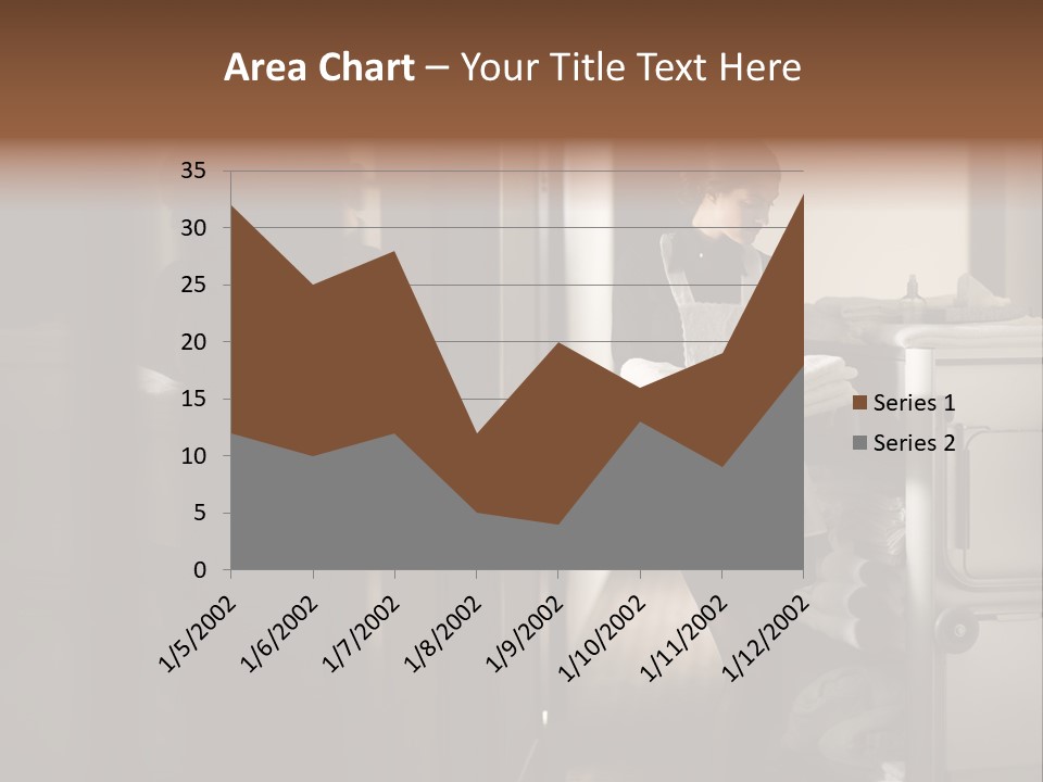 Bed Bedroom Corridor PowerPoint Template