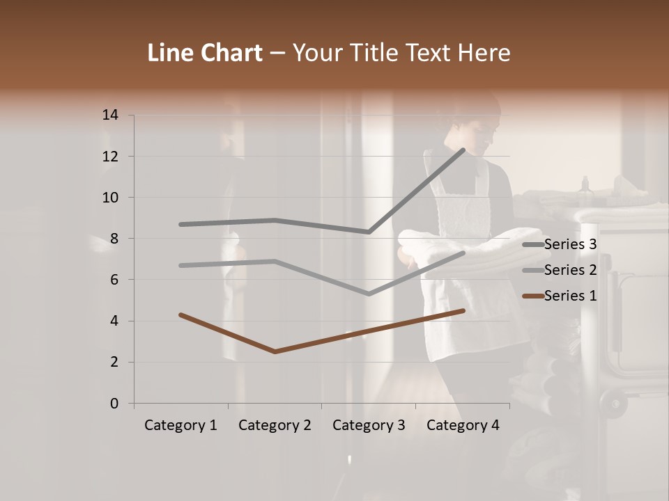 Bed Bedroom Corridor PowerPoint Template