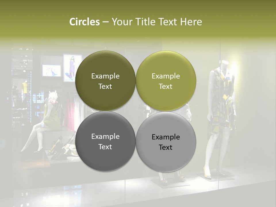 Purse Money Shoes PowerPoint Template