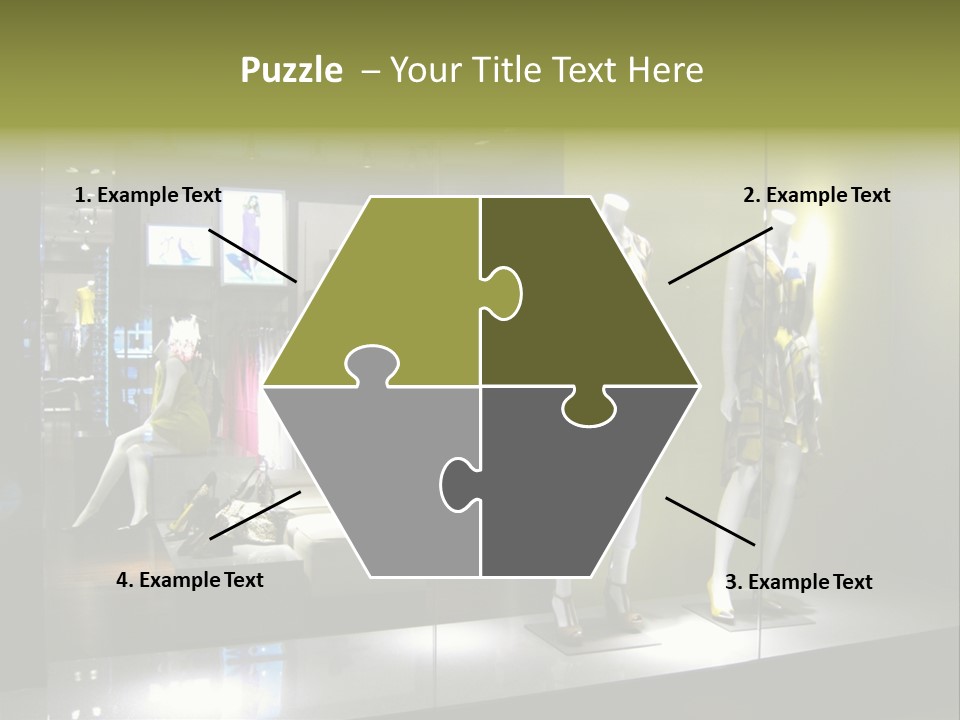 Purse Money Shoes PowerPoint Template