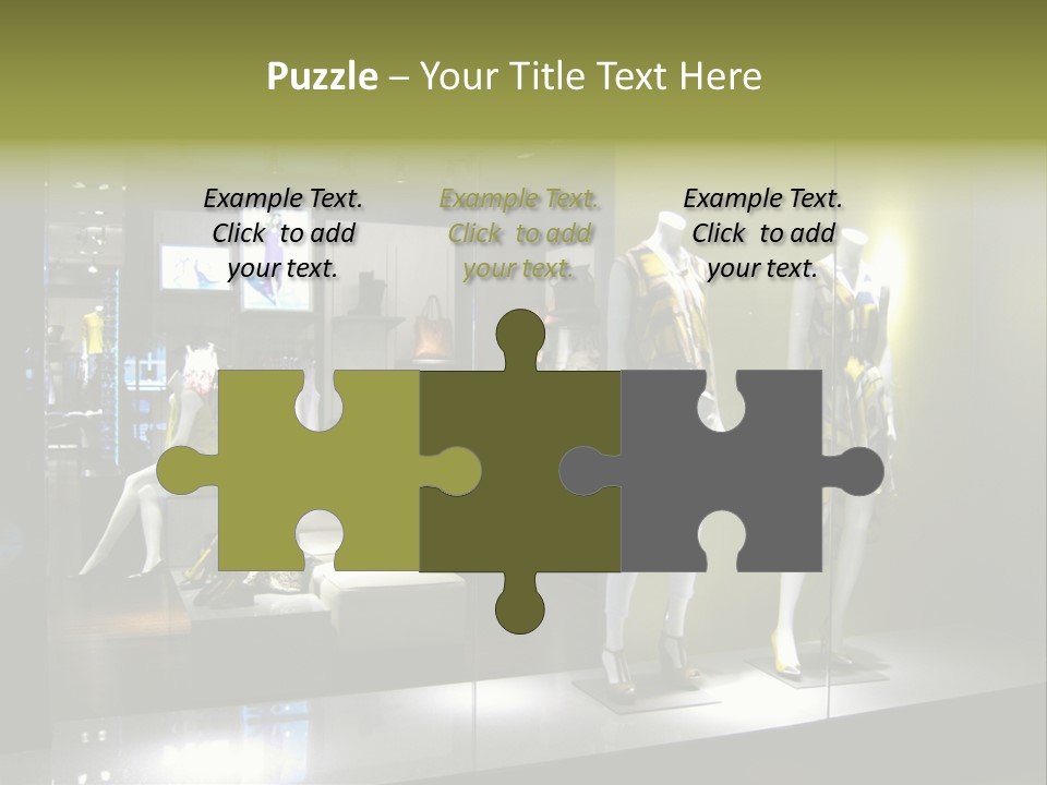 Purse Money Shoes PowerPoint Template