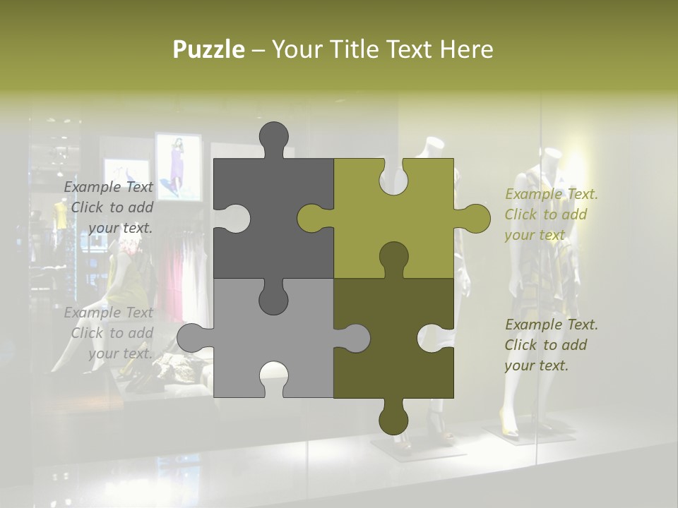 Purse Money Shoes PowerPoint Template