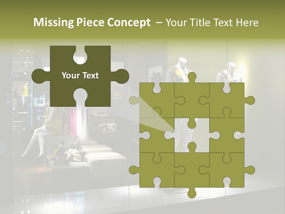 Purse Money Shoes PowerPoint Template